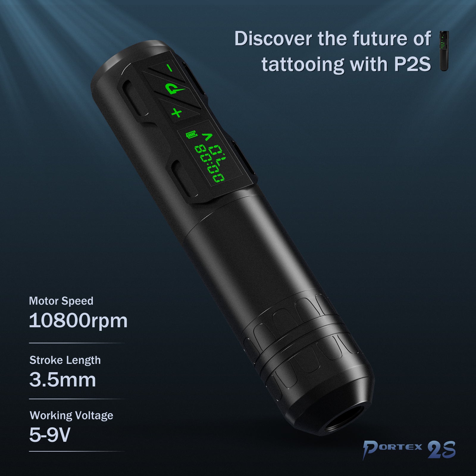 EZ タトゥーキット P2S ワイヤレスタトゥーマシン基本セット — EZ