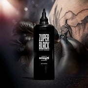 Zuper Black Intenze Tattoo Ink - EZ TATTOO SUPPLY