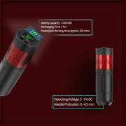 EZ EvoTech S Wireless Battery Tattoo Pen Machine - EZ TATTOO SUPPLY