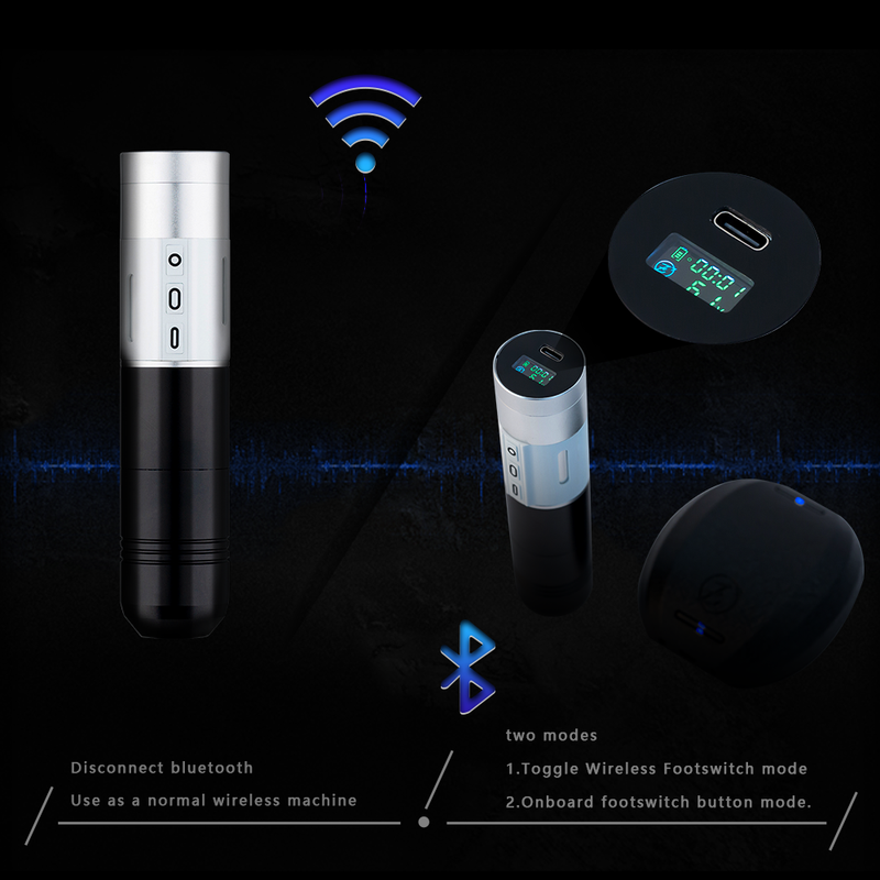 EZ P2 MT (MULTI-TOUCH) PEN MACHINE - EZ TATTOO SUPPLY