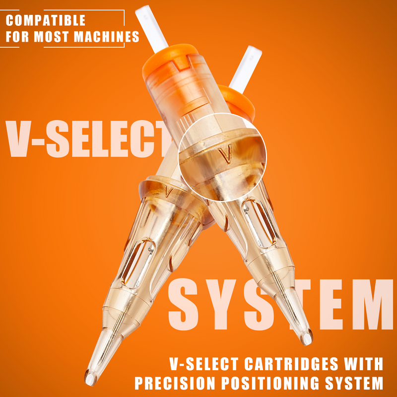 EZ tattoo V-Select cartridge needles Round Shader - EZ TATTOO SUPPLY