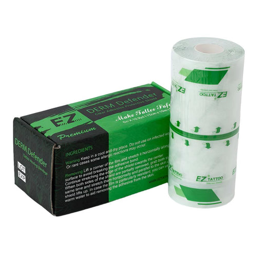 Derm Defender Tattoo Adhesive Protective Shield - Premium - EZ TATTOO SUPPLY