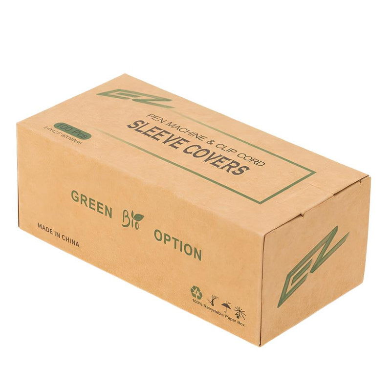 EZ Green Option Pen Machine & Clip Cord Sleeve Covers - EZ TATTOO SUPPLY