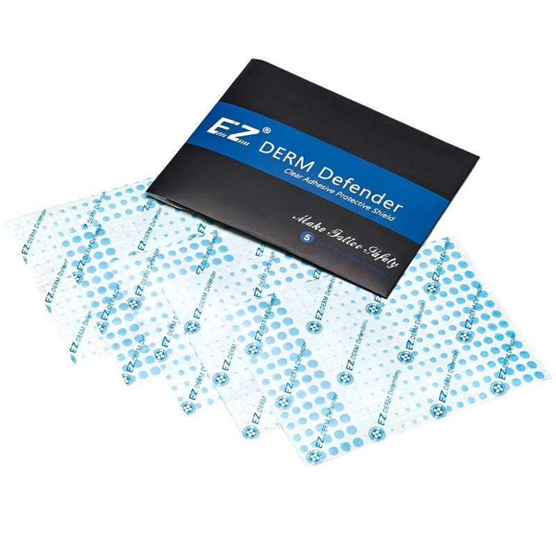 EZ PREMIUM Derm Defender Tattoo Adhesive Protective Shield Portable Package - EZ TATTOO SUPPLY
