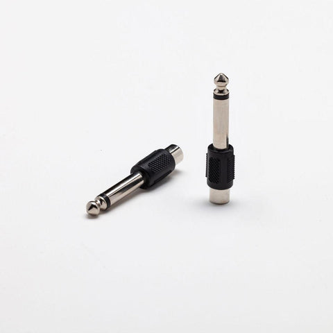 RCA to 6.3mm Jack Adapter Plug - EZ TATTOO SUPPLY