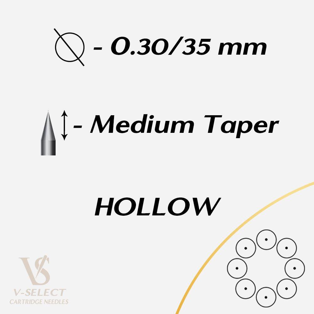 V-Select Cartridges Hollow Round Liner - EZ TATTOO SUPPLY